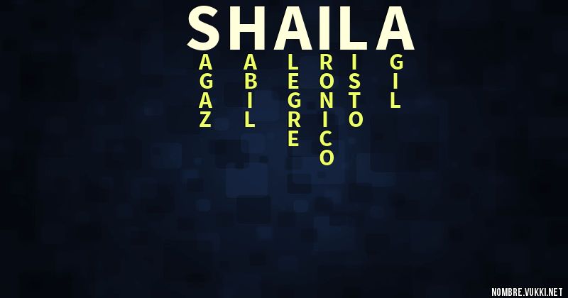 Acróstico shaila