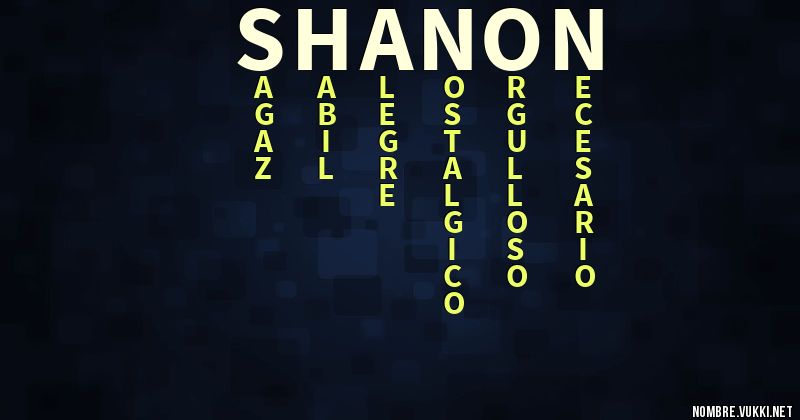 Acróstico shanon