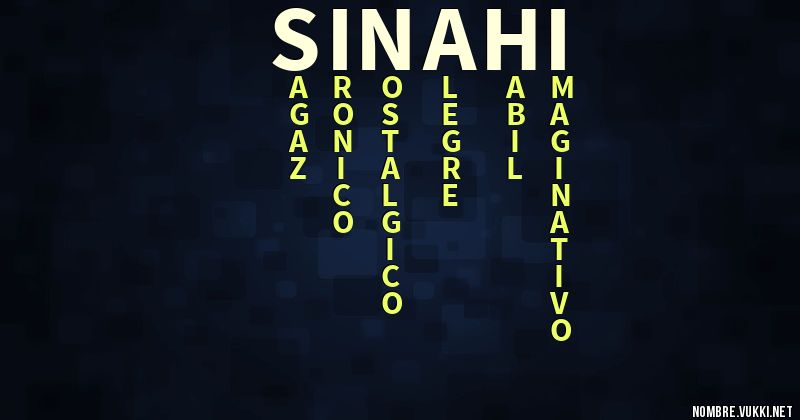 Acróstico sinahi