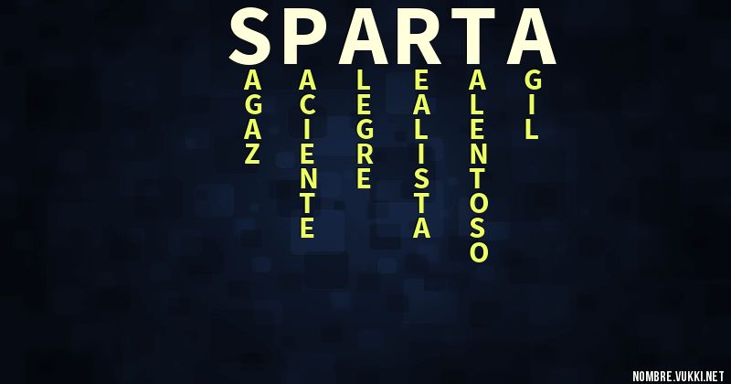 Acróstico sparta 356