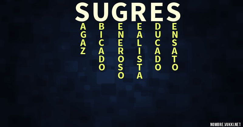 Acróstico sugres