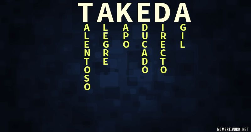 Acróstico takeda