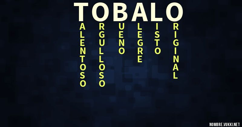 Acróstico tobalo
