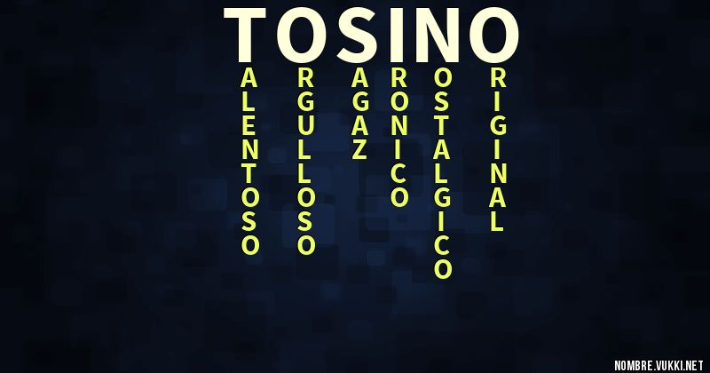 Acróstico tosino