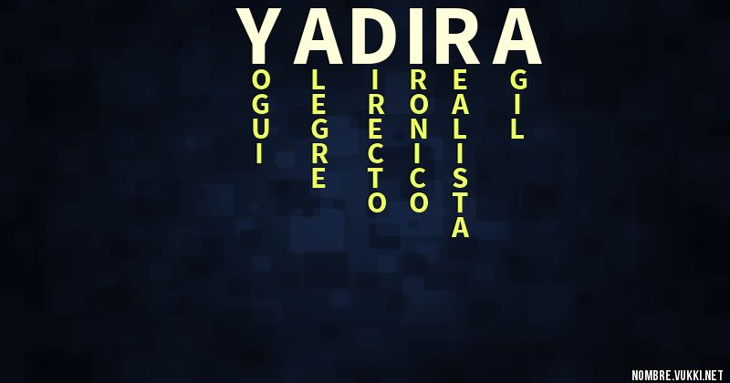 Acróstico yadira