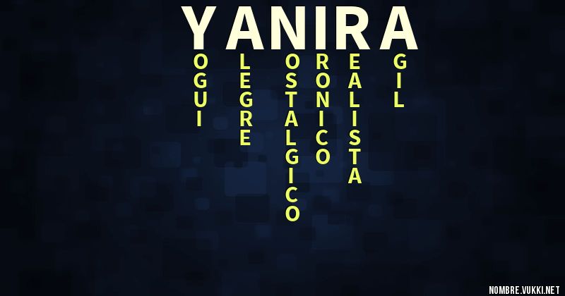 Acróstico yanira