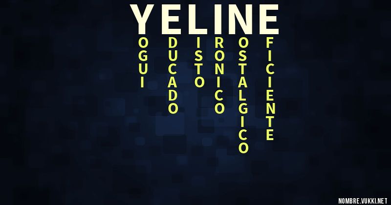 Acróstico yeline