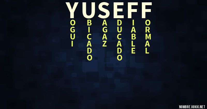 Acróstico yuseff