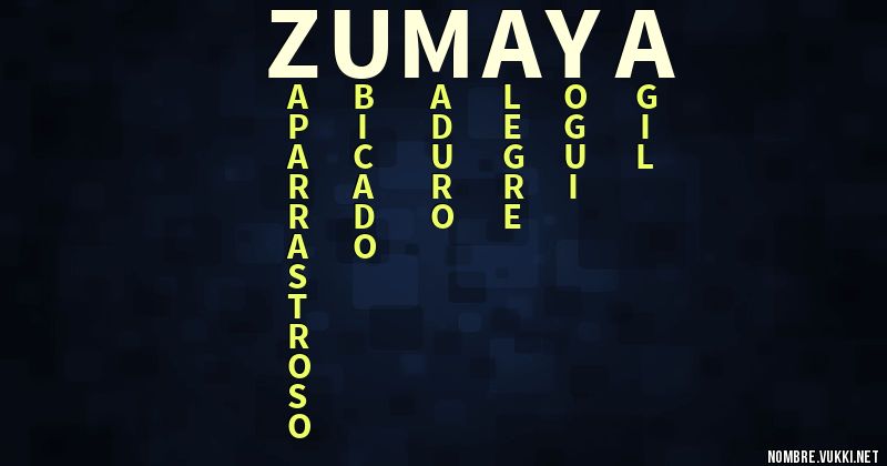 Acróstico zumaya