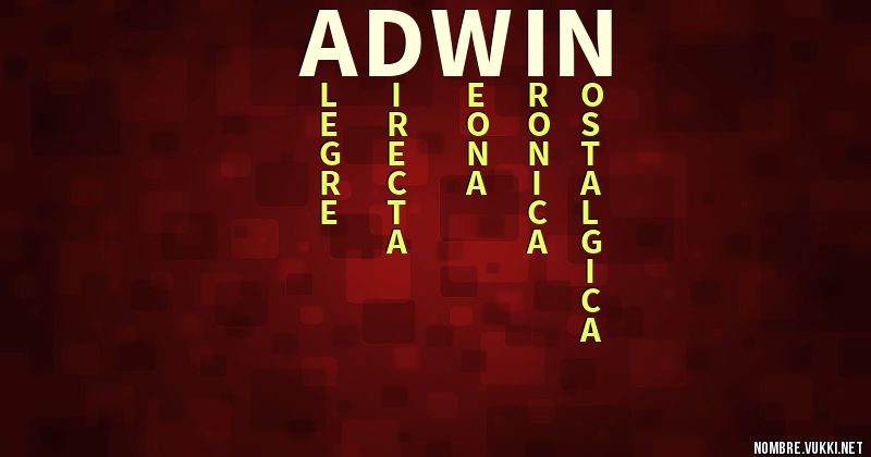 Acróstico adwin