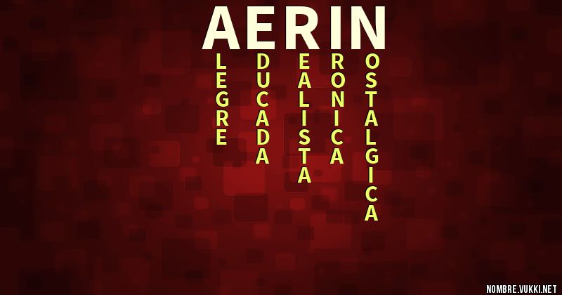 Qu significa aerin