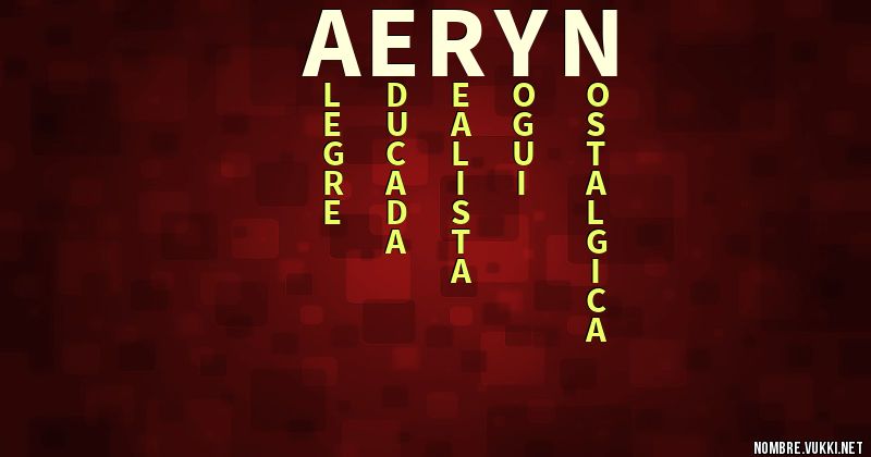 Acróstico aeryn
