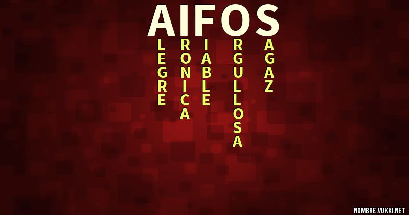 Acróstico aifos