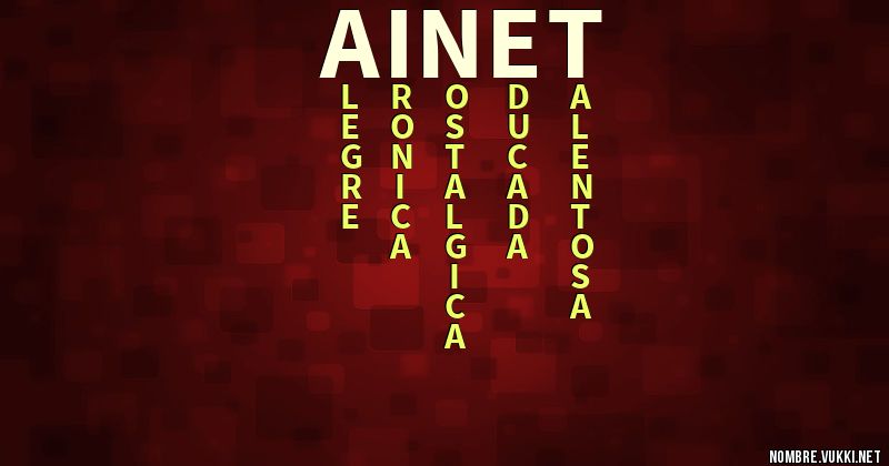 Acróstico ainet