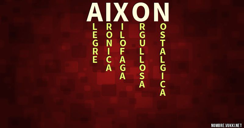 Acróstico aixon