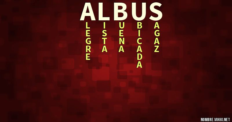 Acróstico albus