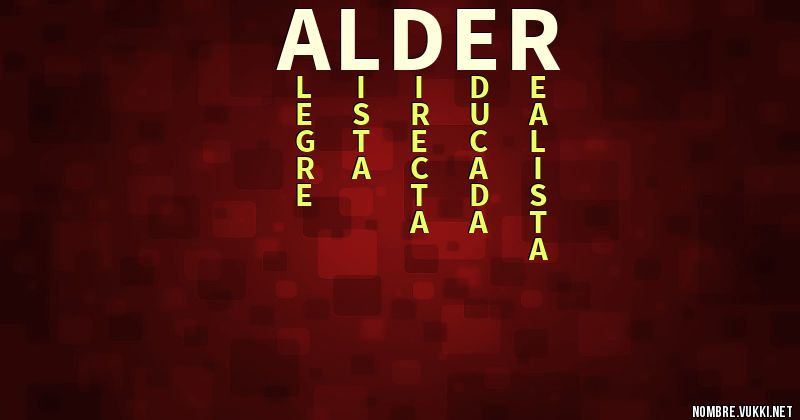 Acróstico alder