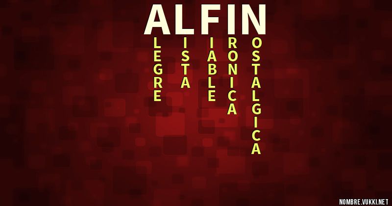 Acróstico alfin