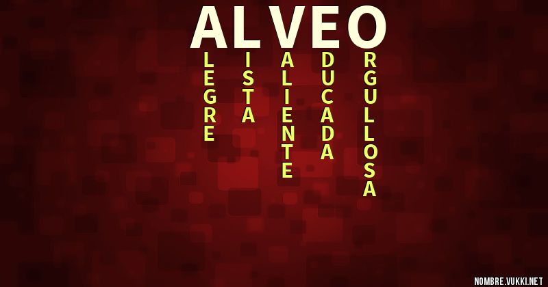 Acróstico alveo