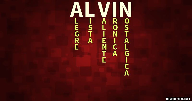 Acróstico alvin