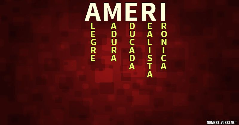 Acróstico ameri
