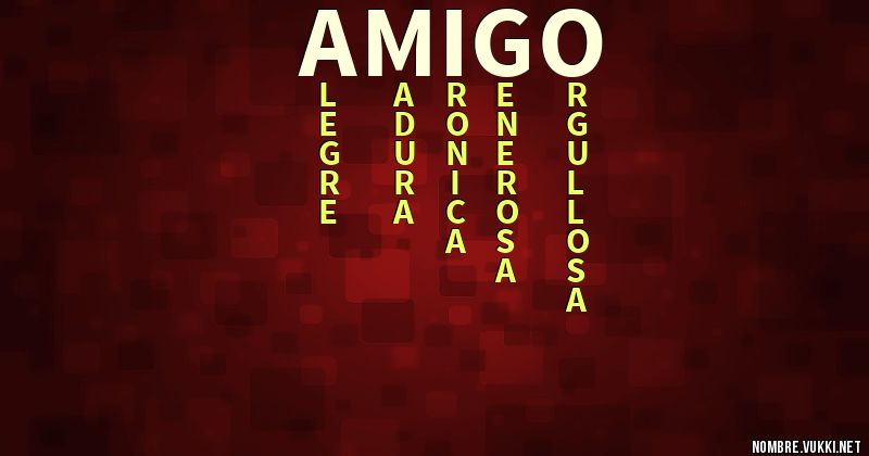 Acróstico amigo