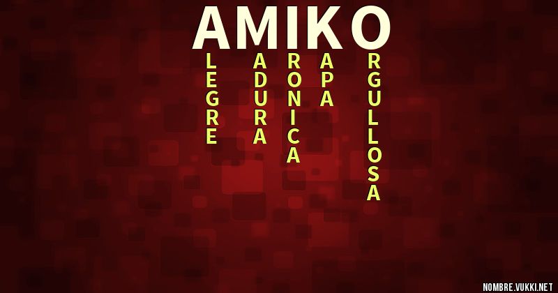 Acróstico amiko