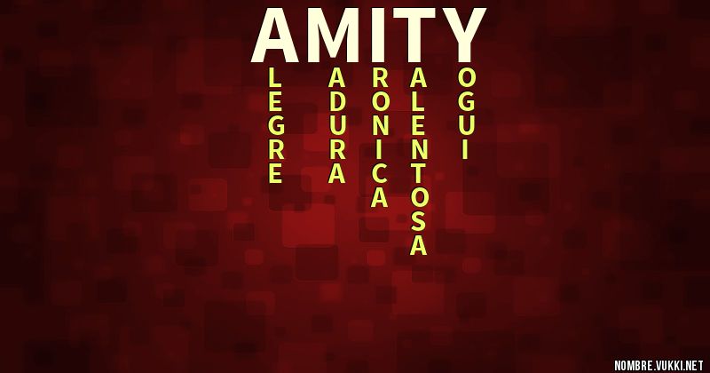 Acróstico amity