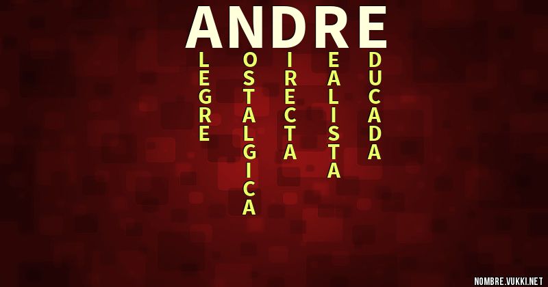 Acróstico andre