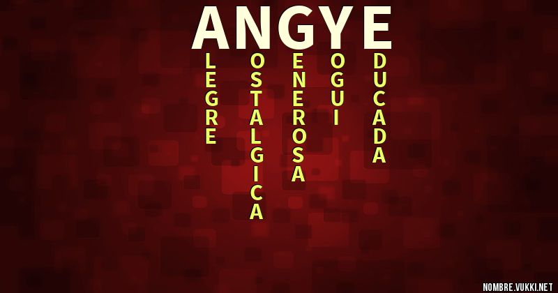 Acróstico angye