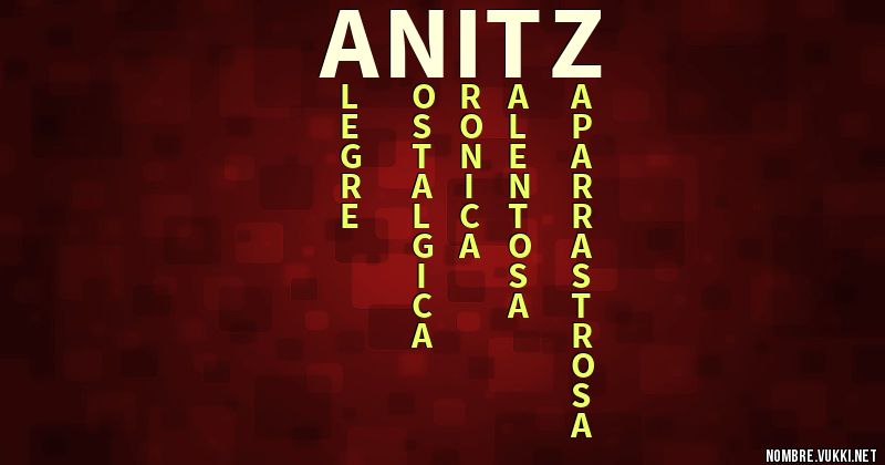 Acróstico anitz