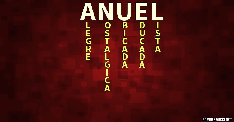 Acróstico anuel