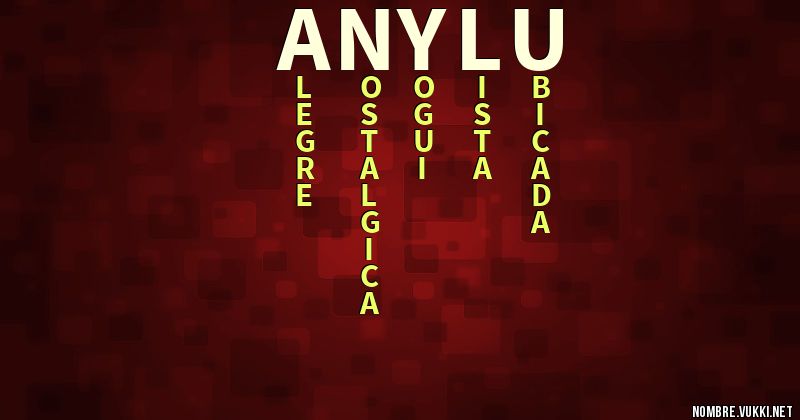 Acróstico anylu