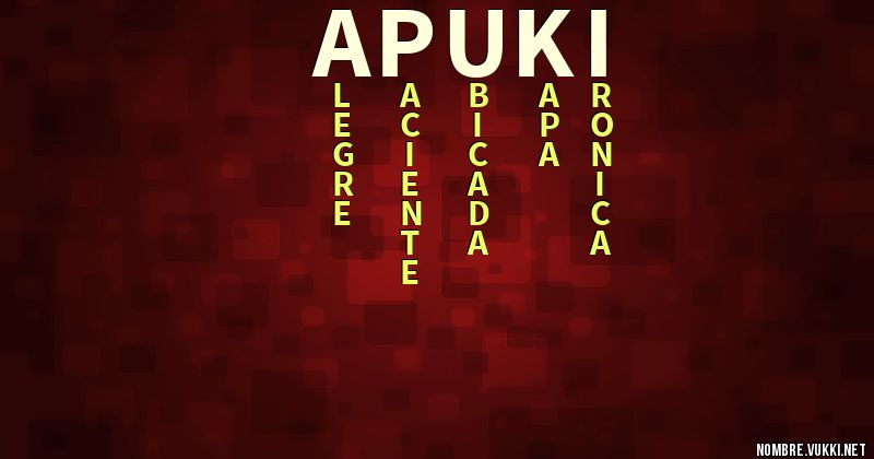 Acróstico apuki