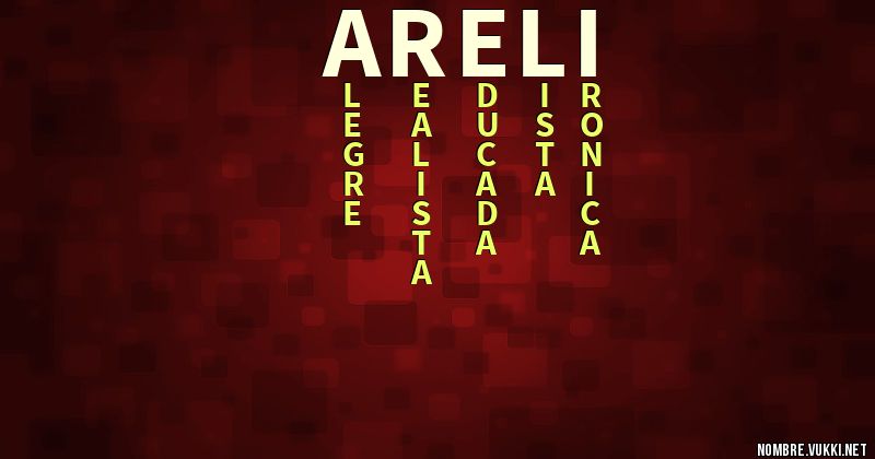 Acróstico arelí