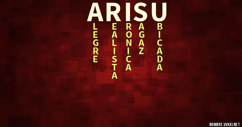 Acróstico arisu