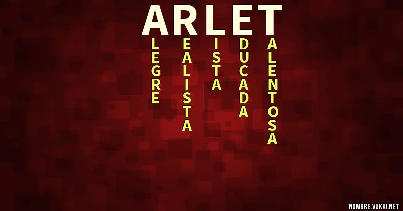 Acróstico arlet