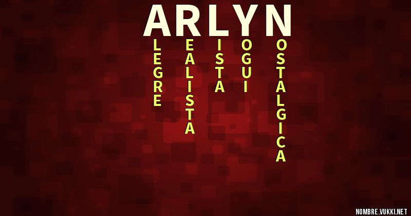 Acróstico arlyn