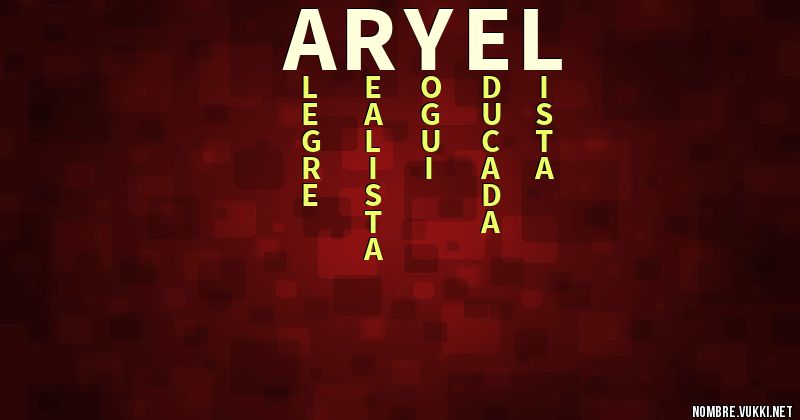 Acróstico aryel