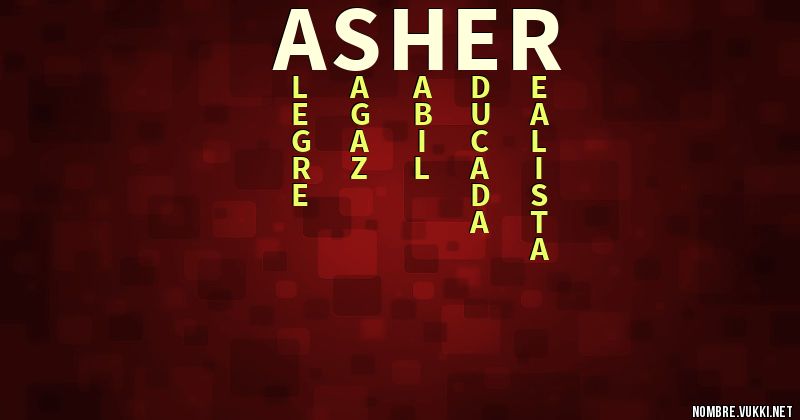 Acróstico asher