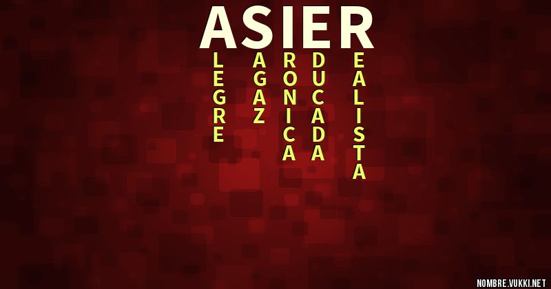 Acróstico asier