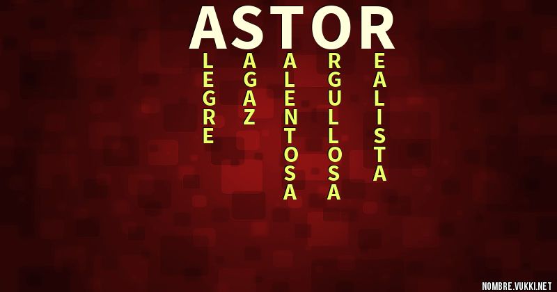 Acróstico astor