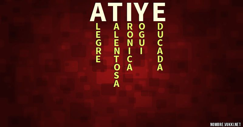 Acróstico atiye