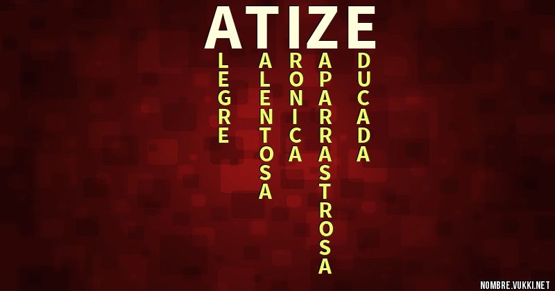 Acróstico atize