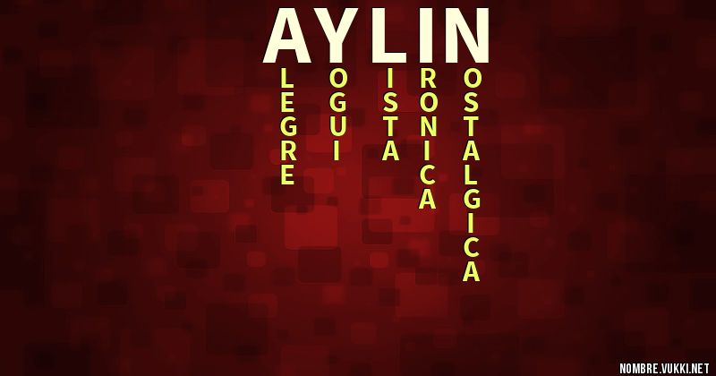 Acróstico aylín