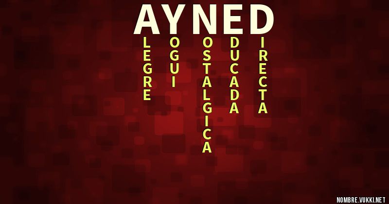 Acróstico ayned