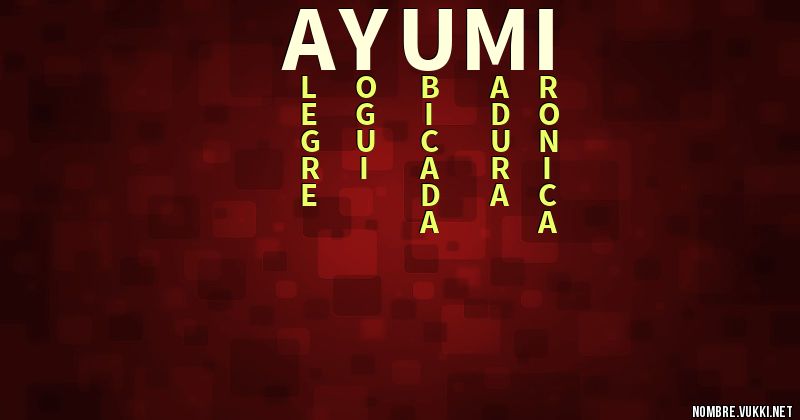Acróstico ayumi