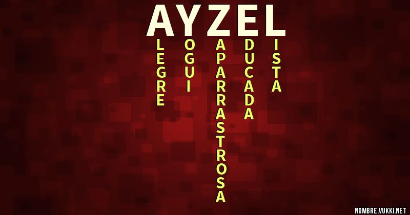 Acróstico ayzel