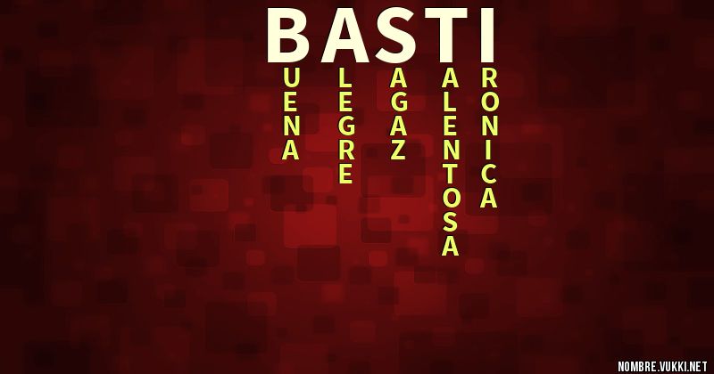 Acróstico basti