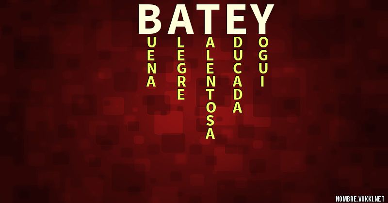 Acróstico batey